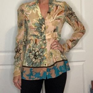 Nanette Lepore Floral Blouse
